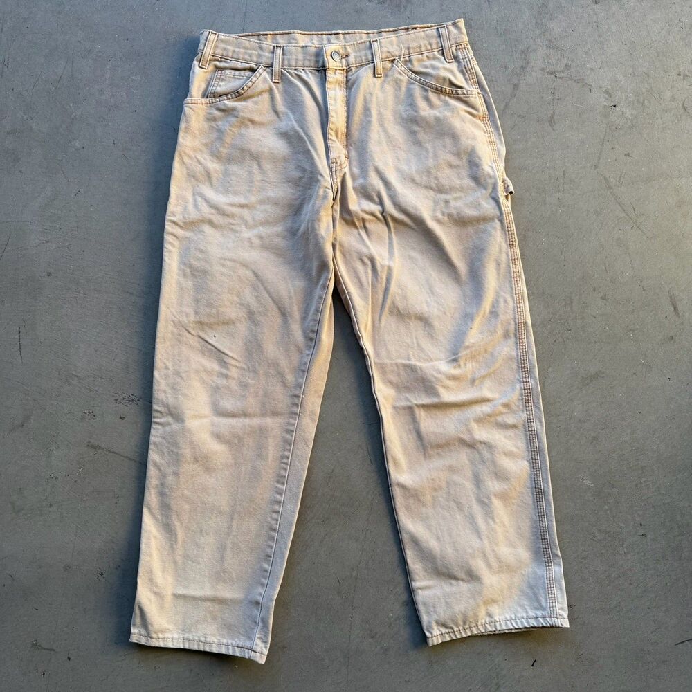 Dickies Men's Beige Tan Cargo Pants